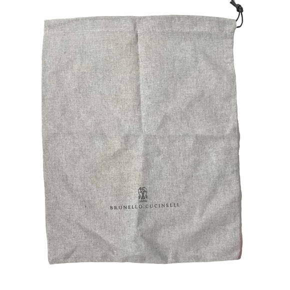 Brunello Cucinelli gray twill dust bag - Picture 1 of 2